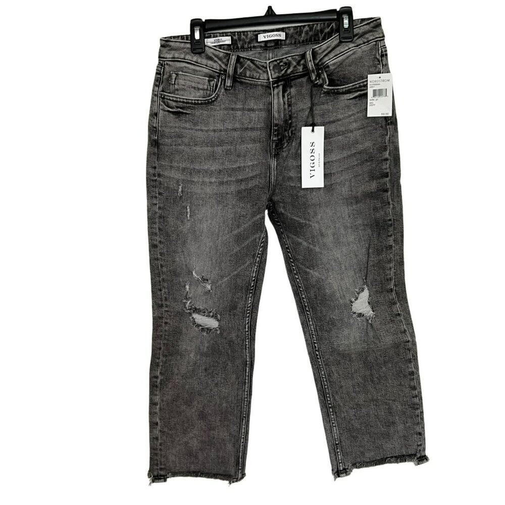 NWT Vigoss Stevie Crop Straight Leg Jeans Women's sz 26